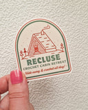 Recluse Crochet Retreat Sticker