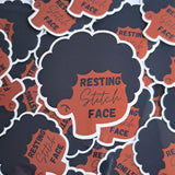 Resting Stitch Face Sticker