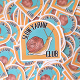 Slow Yarnie Club Sticker
