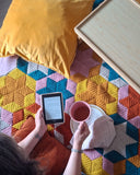 Star-Hexed Blanket Printed Crochet Pattern