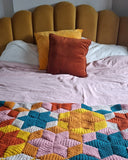 Star-Hexed Blanket Printed Crochet Pattern