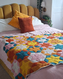 Star-Hexed Blanket Printed Crochet Pattern