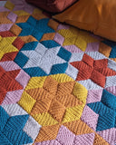 Star-Hexed Blanket Printed Crochet Pattern