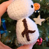 Sweet Snowman Printed Crochet Pattern