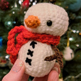 Sweet Snowman Printed Crochet Pattern