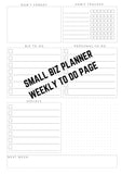 Pigeon's Printed Planner SECONDS