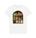 White Printed T-shirt Front