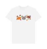 White Printed T-shirt Front