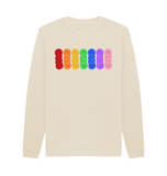 Oat Printed Sweater Front
