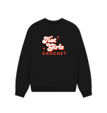 Black Printed Sweater Front