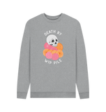 Light Heather Printed Sweater Front