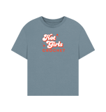 Stone Blue Printed T-shirt Front