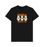 Black Printed T-shirt Front