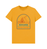 Mustard Printed T-shirt Front