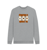 Light Heather Printed Sweater Front