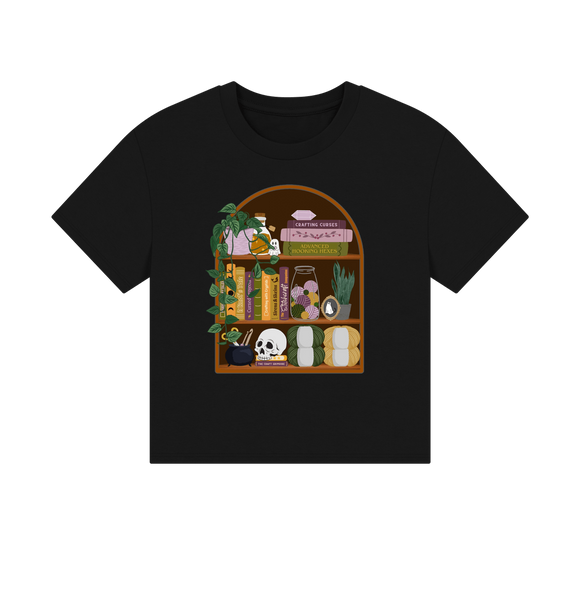 Black Printed T-shirt Front