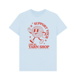 Sky Blue Printed T-shirt Front