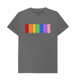 Slate Grey Rainbow Skeins Tee
