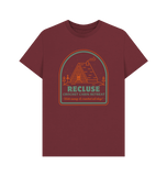 Red Wine Printed T-shirt Front