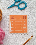 UK/US terminology Sticker