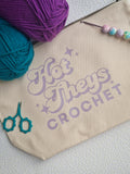 Hot Folks Crochet Project Pouch