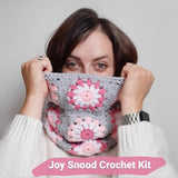 Pink Joy Crochet Cowl Kit - The Pigeon's Nest