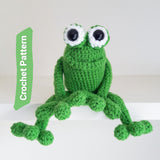 Frog Digital PDF Crochet Pattern - The Pigeon's Nest