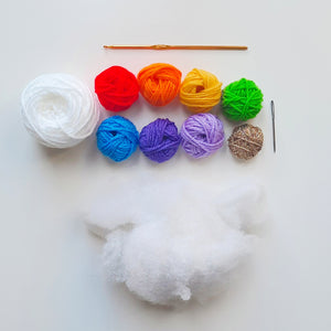 Rainbow Bauble Crochet Kit - The Pigeon's Nest