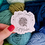 Crochet Cult Member Sticker