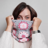Pink Joy Crochet Cowl - The Pigeon's Nest