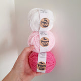 Pink Joy Crochet Cowl Kit - The Pigeon's Nest