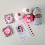 Pink Joy Crochet Cowl Kit - The Pigeon's Nest