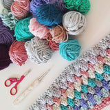 Stripe Cowl Digital PDF Crochet Pattern - The Pigeon's Nest