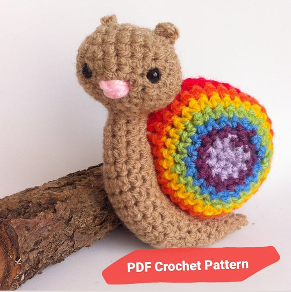 Snail Digital PDF Crochet Pattern - The Pigeon's Nest