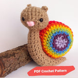 Snail Digital PDF Crochet Pattern - The Pigeon's Nest