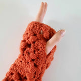 Stay Puffed Armwarmers Printed Crochet Pattern - The Pigeon's Nest