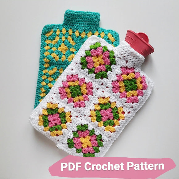 Granny s Hot Water Bottle Cover PDF Crochet Pattern granny-s-hot-water-bottle-cover-pdf-crochet-pattern